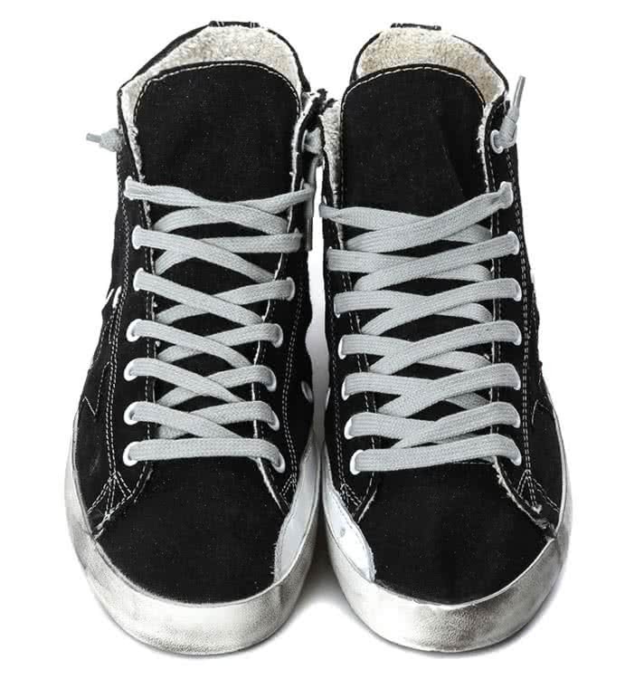GGDB SNEAKERS FRANCY COTTON CANVAS AND SUEDE STAR black canvas 5