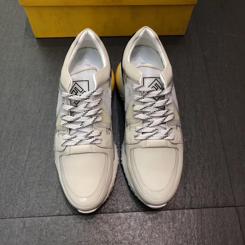 Fendi Sneakers White Grey And Black Men 2