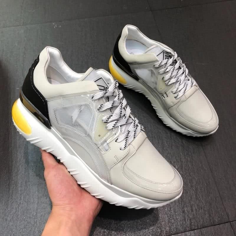 Fendi Sneakers White Grey And Black Men 5