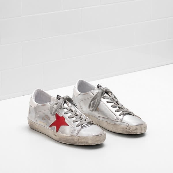 Golden Goose Superstar Sneakers G31WS590.C34 Leather Glossy Material 2