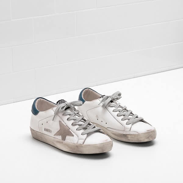 Golden Goose Superstar Sneakers G31WS590.C71 Calf Suede Laminated Leather 2