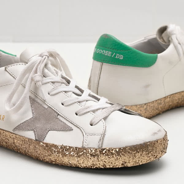 Golden Goose Superstar Sneakers G31WS590.D53 Calf Suede Leather Tab Rubber Sole 4