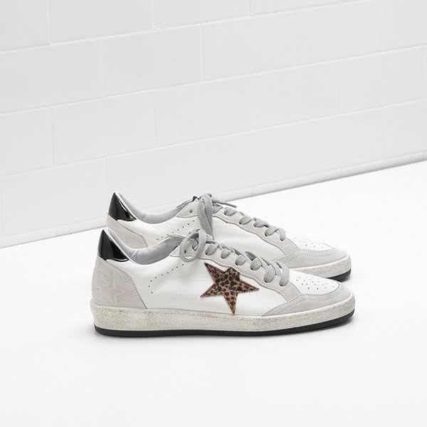 Golden Goose Ball Star Sneakers G32WS592.F9 Ponyskin and glossy leather 1