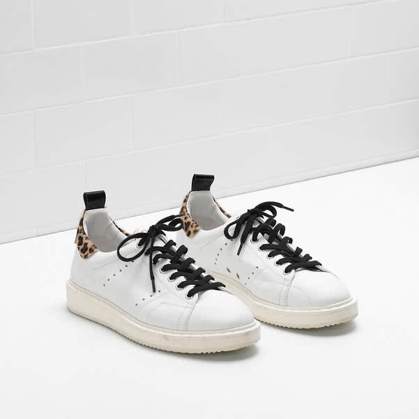 Golden Goose Starter Sneakers G32WS631 calf leather tab is leather 2
