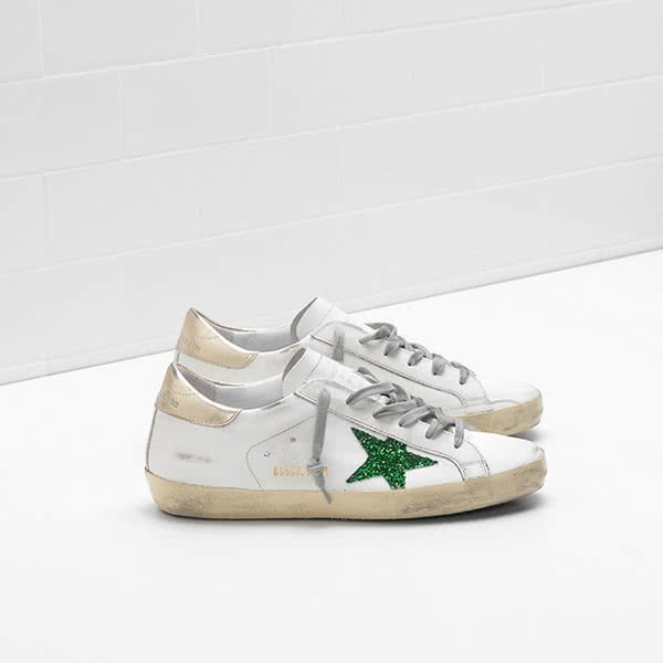 Golden Goose Superstar Sneakers G32WS590 calf leathe laminated leather 1
