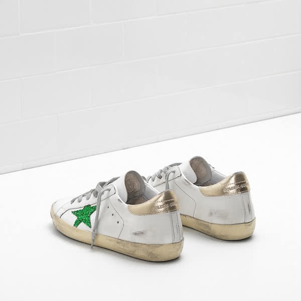Golden Goose Superstar Sneakers G32WS590 calf leathe laminated leather 3