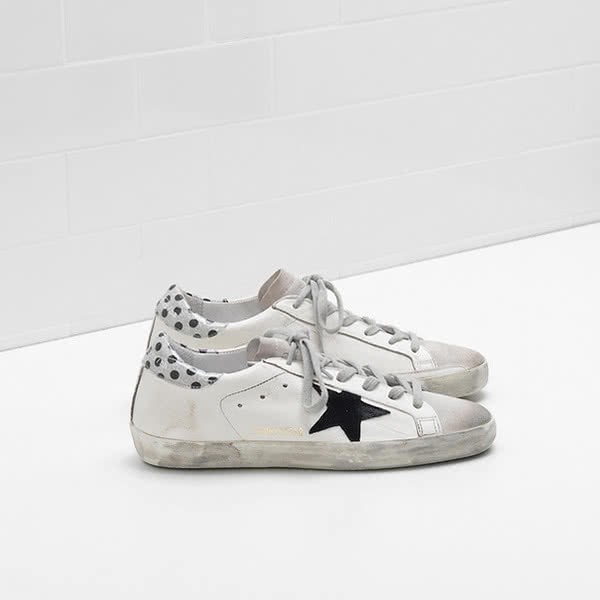 Golden Goose Superstar Sneakers G32WS590.D89 calf leather Suede Glitter 2