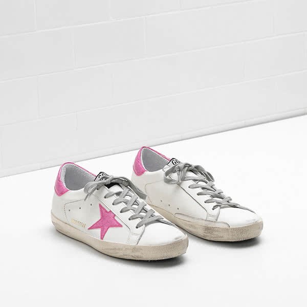 Golden Goose Superstar Sneakers G32WS590.D91 calf leather coated Glitter 2