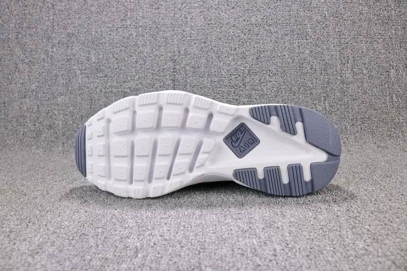Nike Air Huarache Run Ultra Men Women Grey Blue Shoes 5