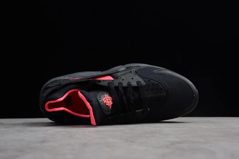 Nike Air Huarache Men Women Black Red Shoes 6