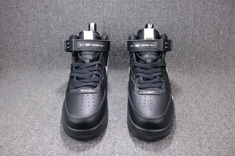 Nike Air Force1 AF1 Shoes Black Men/Women 4