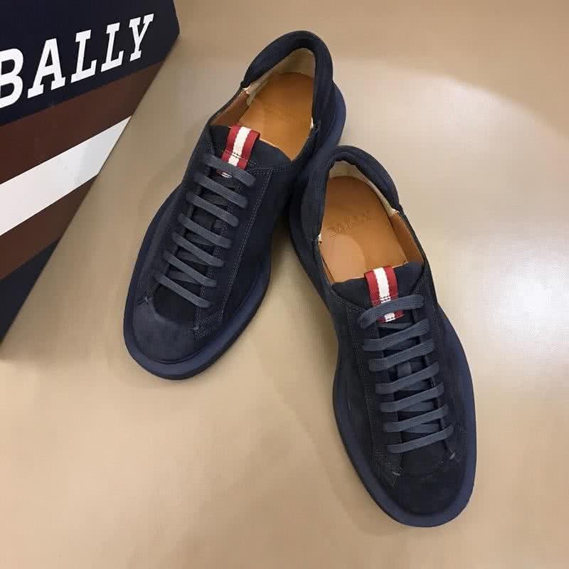 Bally Business Leather Sports Shoes Cowhide Black Men 2