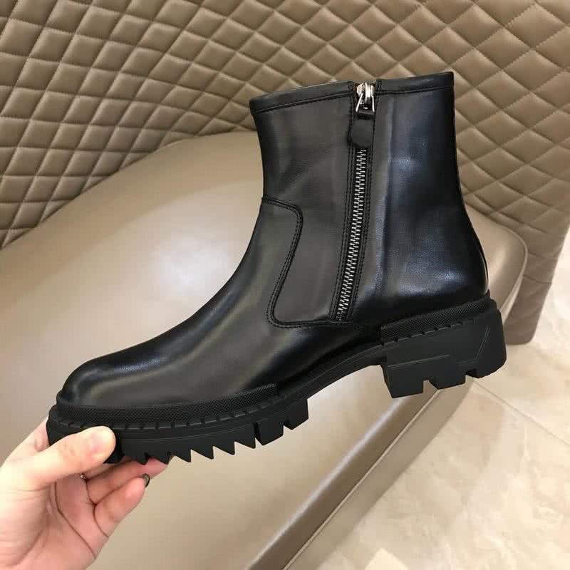 Versace New Boots Classic Black And Red Men 8