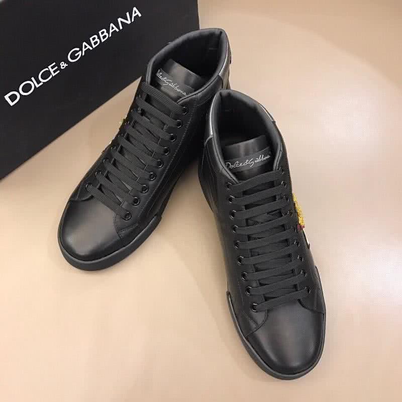 Dolce&Gabbana Sneakers Graffiti All Black Men 4