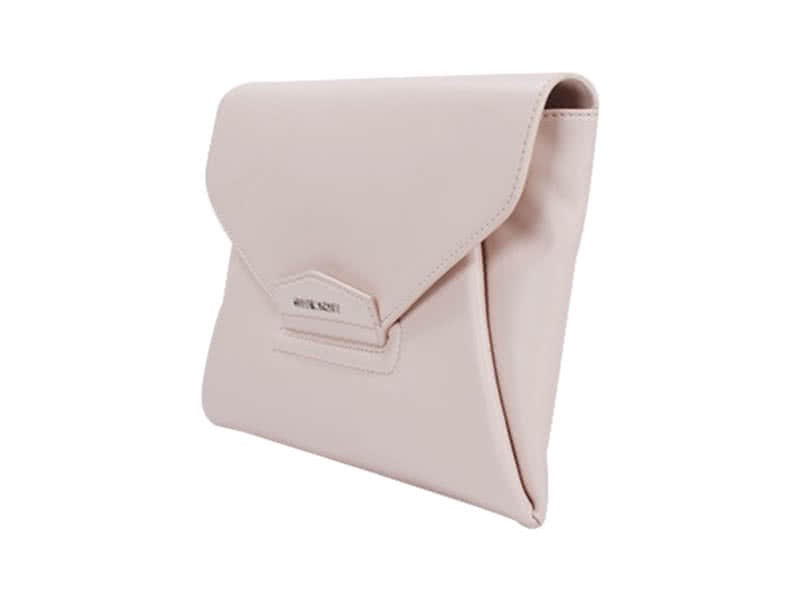 Givenchy Antigona Envelope Clutch Grained Leather Cream 3