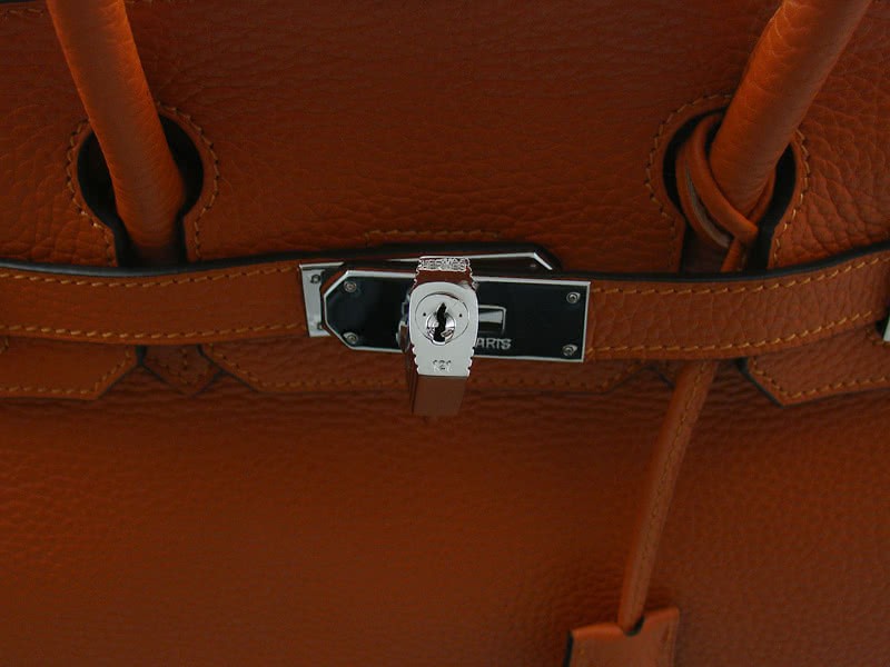 Hermes Birkin 30 Togo Leather Orange 7