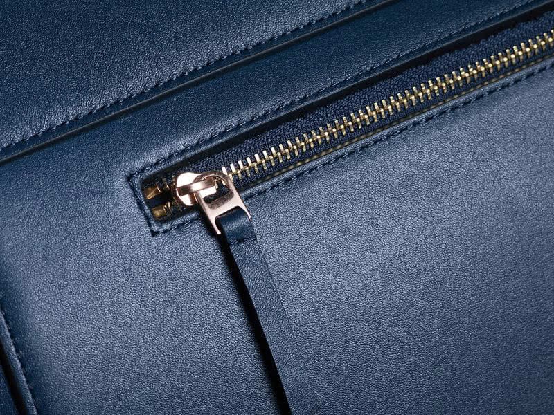 Celine Mini Belt Bag Smooth Calfskin Night Blue 10