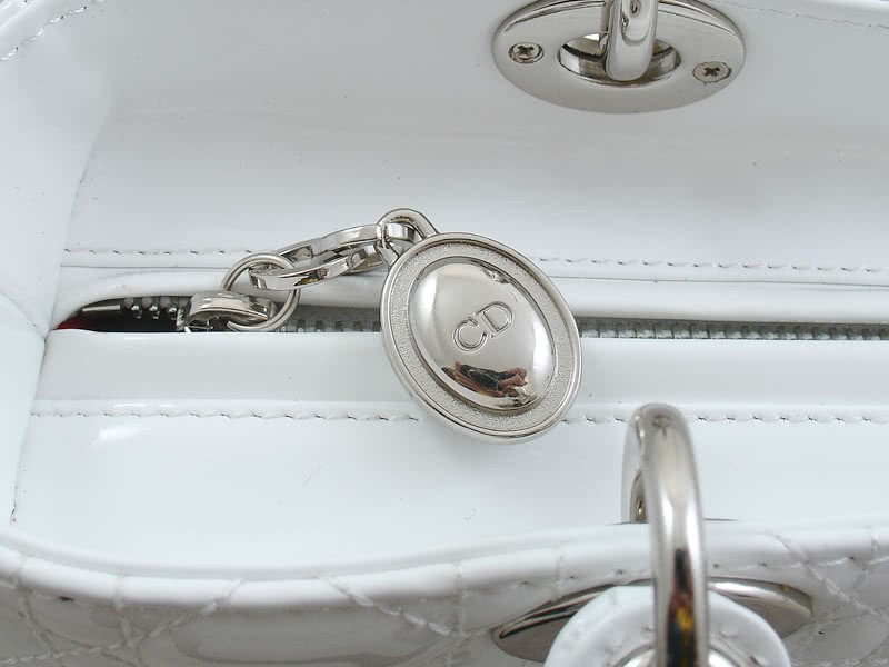 Dior Cannage Bag White 8
