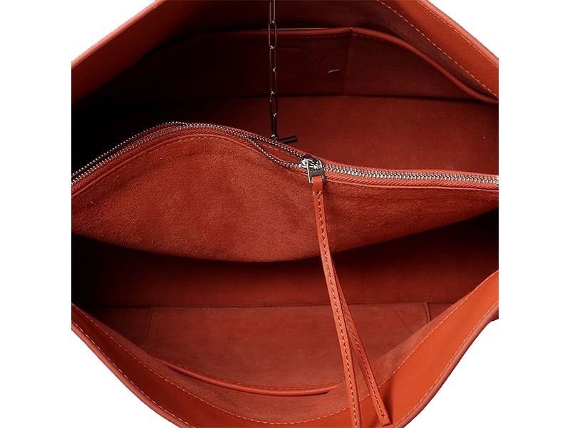 Celine Calf Leather Shoulder Bag Orange 6