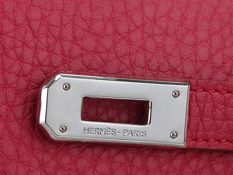 Hermes Dogon Togo Original Leather Kelly Long Wallet Burgundy 5