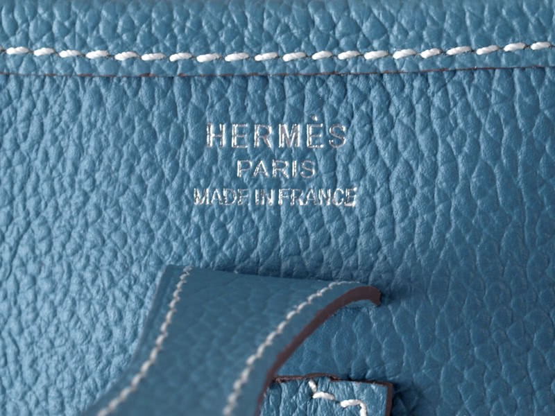 Hermes Evelyne Bag Pm Blue 6