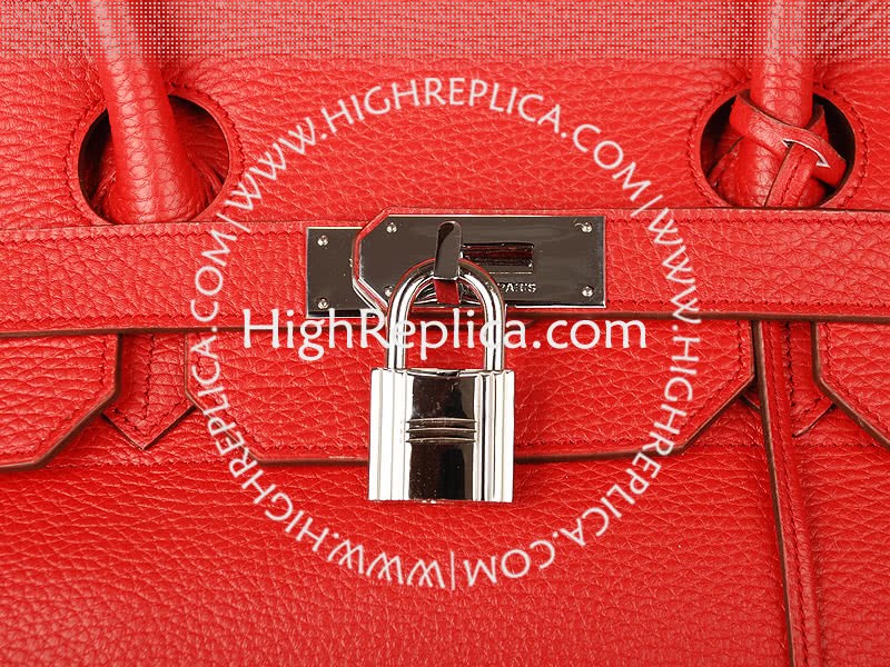 Hermes Birkin Jpg 42cm Togo Leather Red 5