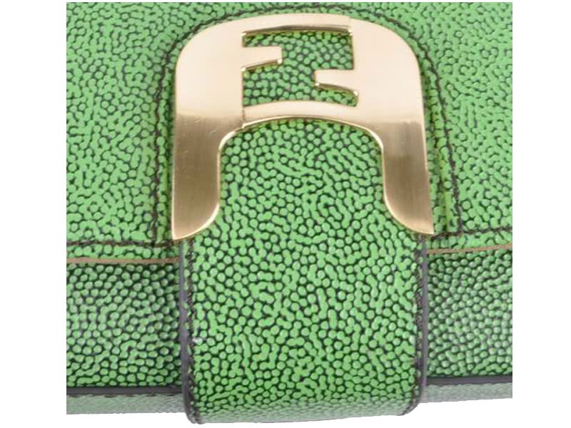Fendi Chameleon Shoulder Bag Green 5