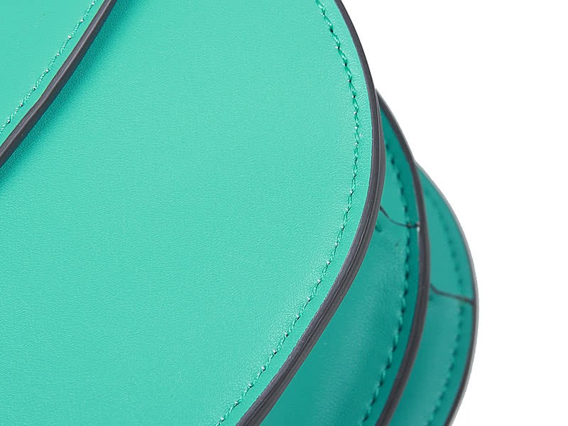 Hermes Stirrup Shoulder Bag Turquoise 7