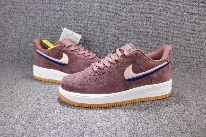 NIKE Force 1 Low AF-1 Shoes Red Women 2
