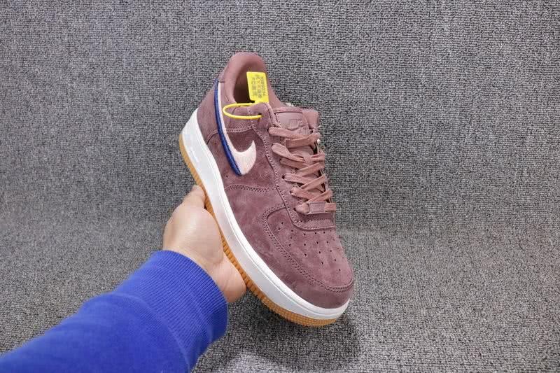 NIKE Force 1 Low AF-1 Shoes Red Women 6