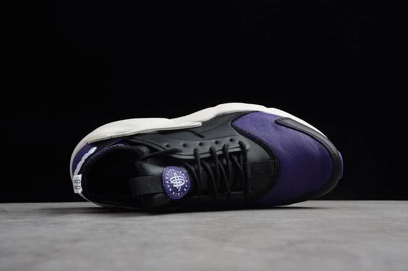 Nike Air Huarache Men Women Black Purple Shoes 4