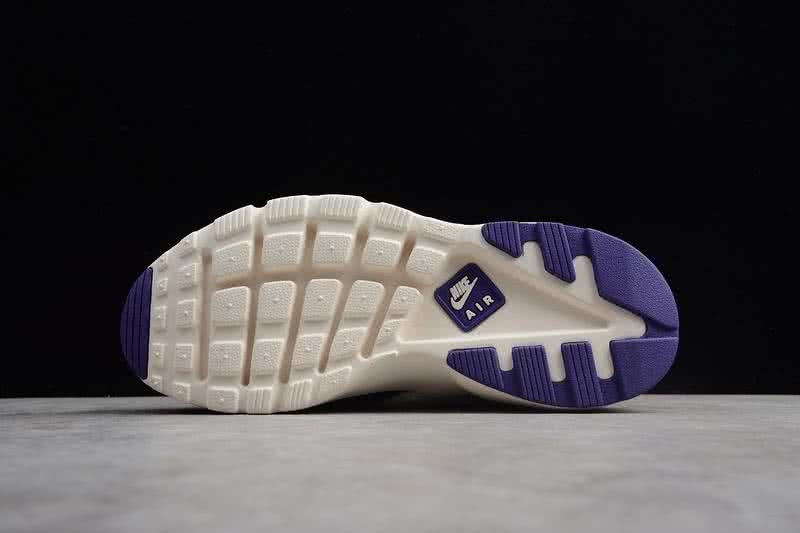 Nike Air Huarache Men Women Black Purple Shoes 6