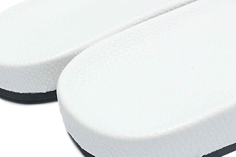 Balenciaga Logo flat pool Slide Sandals White 8