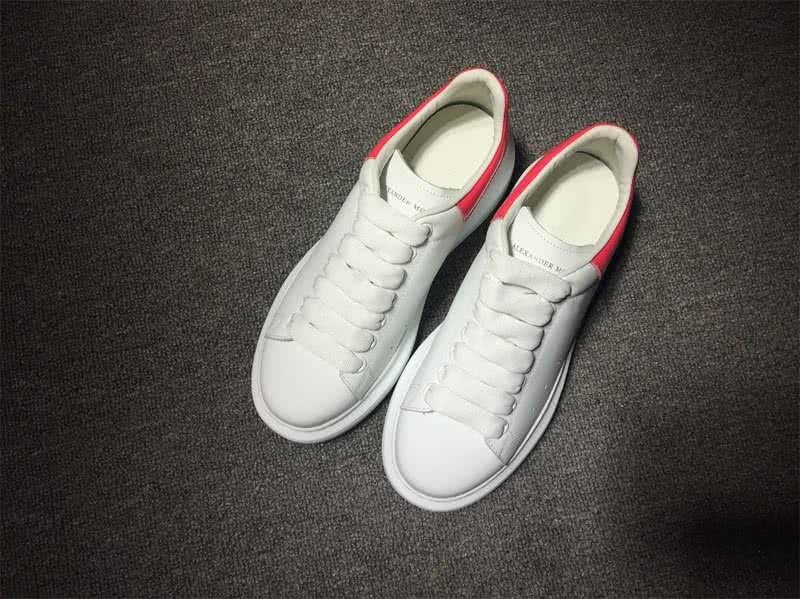 Alexander McQueen White and White shoelace Men And Women 1