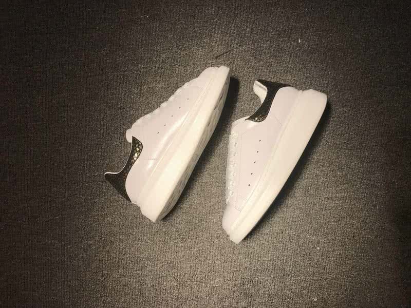 Alexander McQueen White and White shoelace Men And Women 4