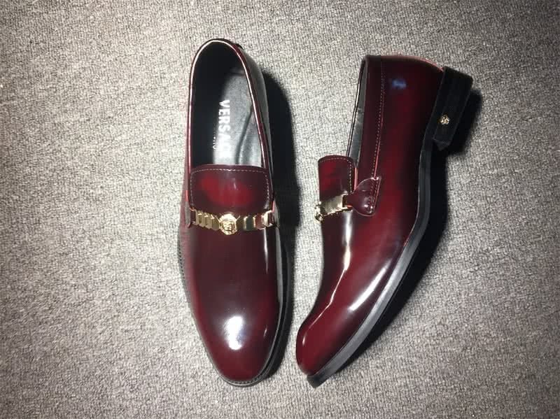 Versace Men Wine Red Leisure Shoes 3