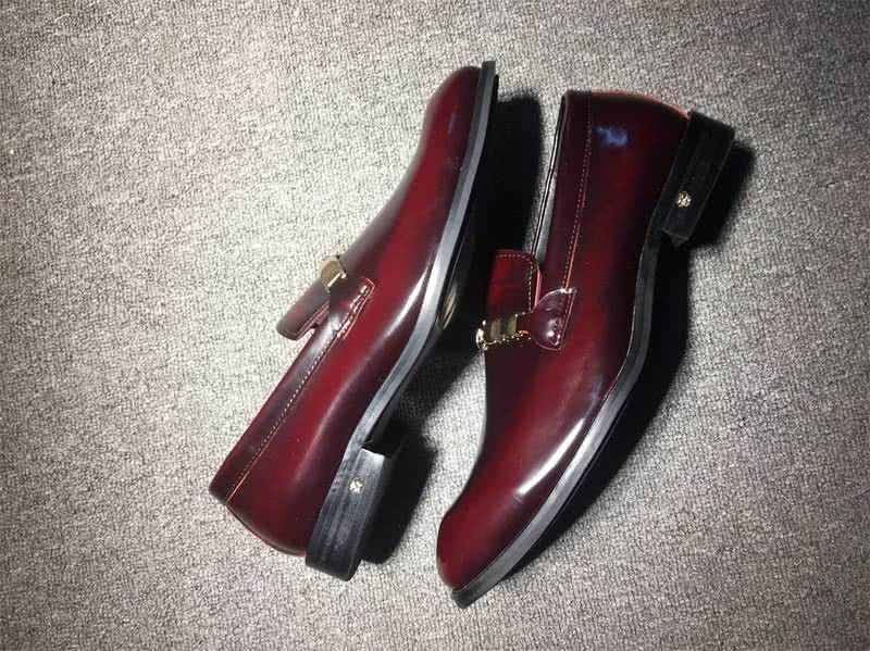 Versace Men Wine Red Leisure Shoes 5