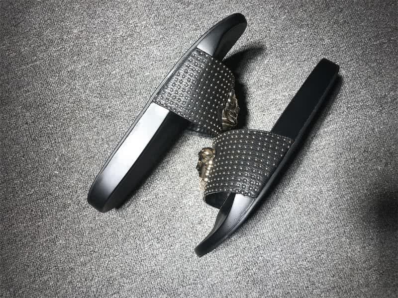Versace Black Leisure Shoes Men 6