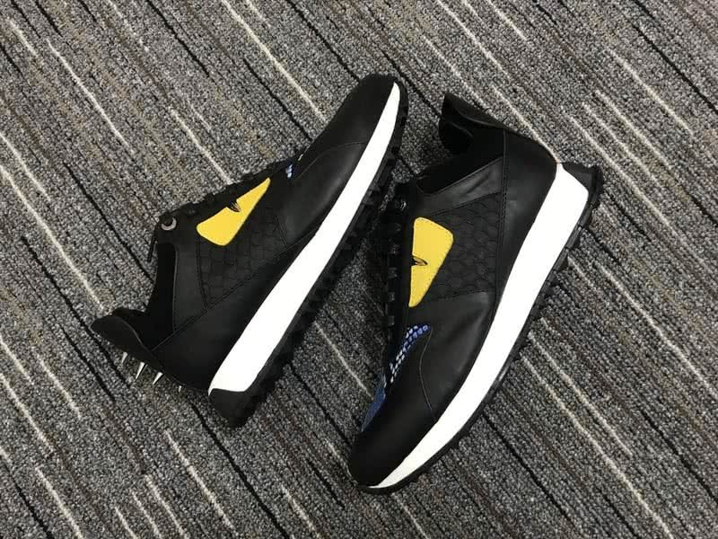 Fendi Black With Yellow And Blue 4