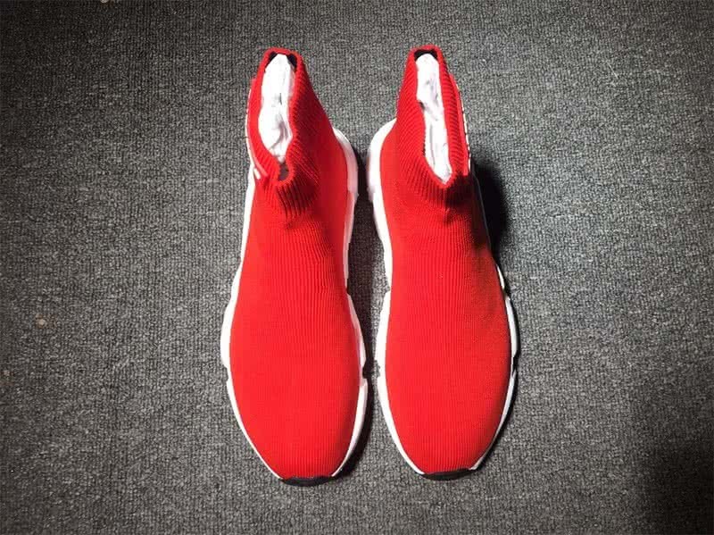 Supreme and Balenciaga Speed Sock Boots Red 3