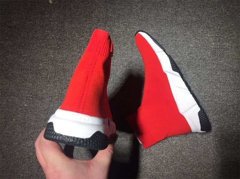 Supreme and Balenciaga Speed Sock Boots Red 6