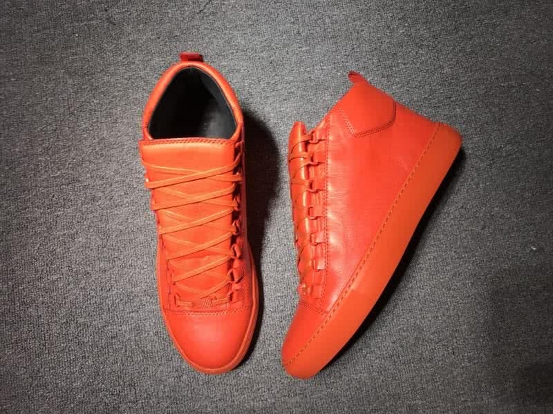 Balenciaga Classic High Top Sneakers Orange 2