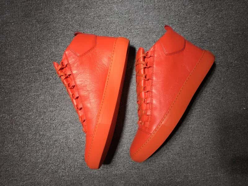Balenciaga Classic High Top Sneakers Orange 4