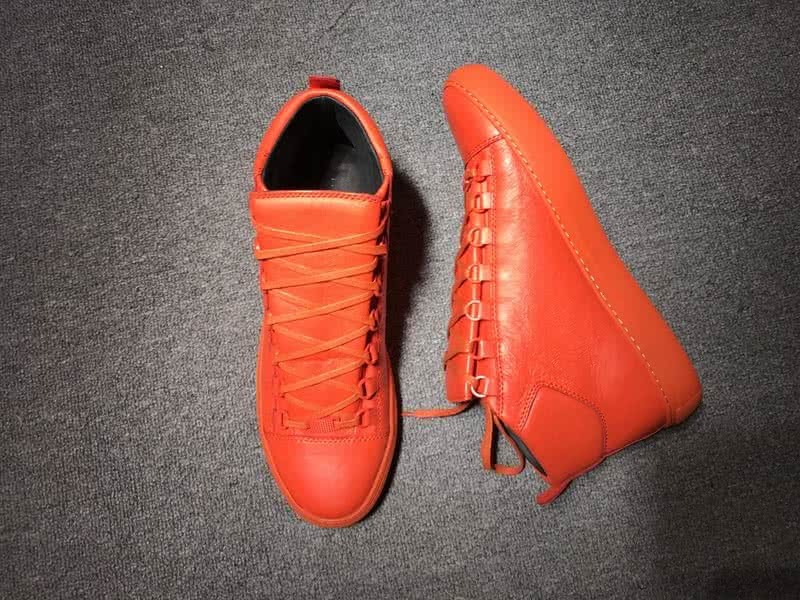 Balenciaga Classic High Top Sneakers Orange 5