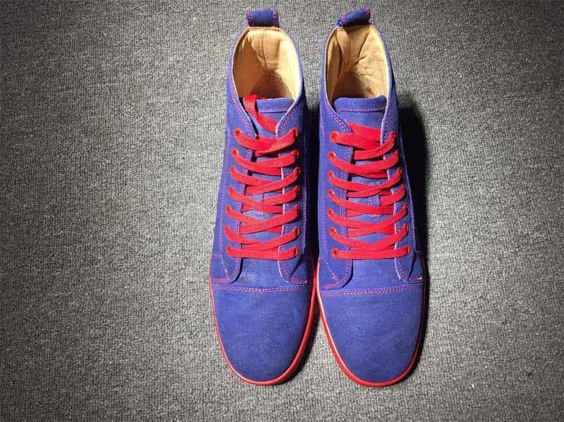Christian Louboutin Sneaker Men/Women Blue/Orange 2
