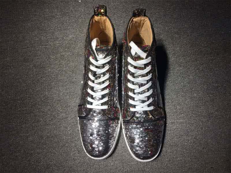 Christian Louboutin Sneaker Men/Women Silver 3