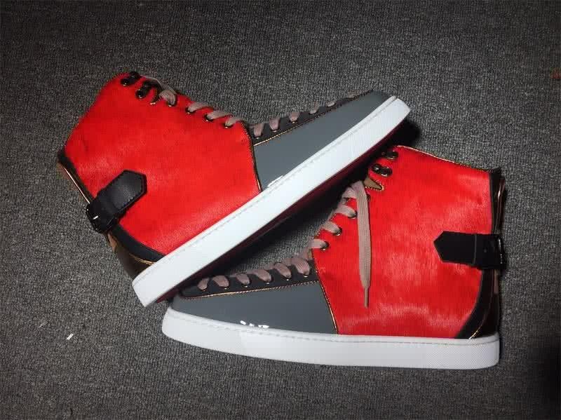 Christian Louboutin Sneaker Women/Men Red/Grey 6