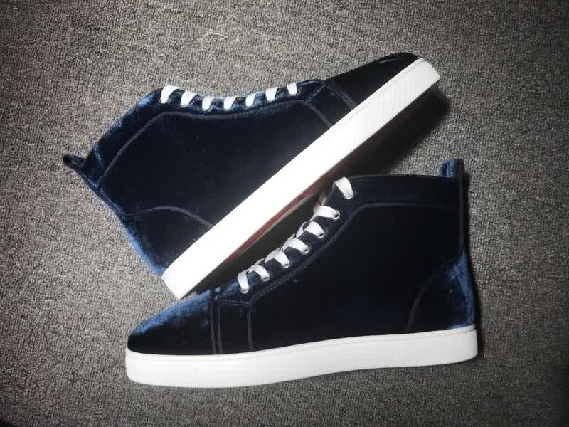 Christian Louboutin High Top Suede Black 9