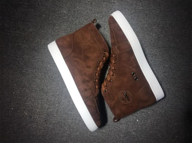 Christian Louboutin High Top Suede Brown 7