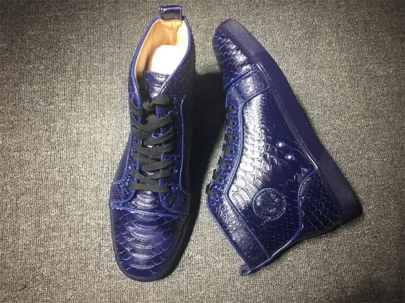 Christian Louboutin Python Sneaker Men/Women Blue 6
